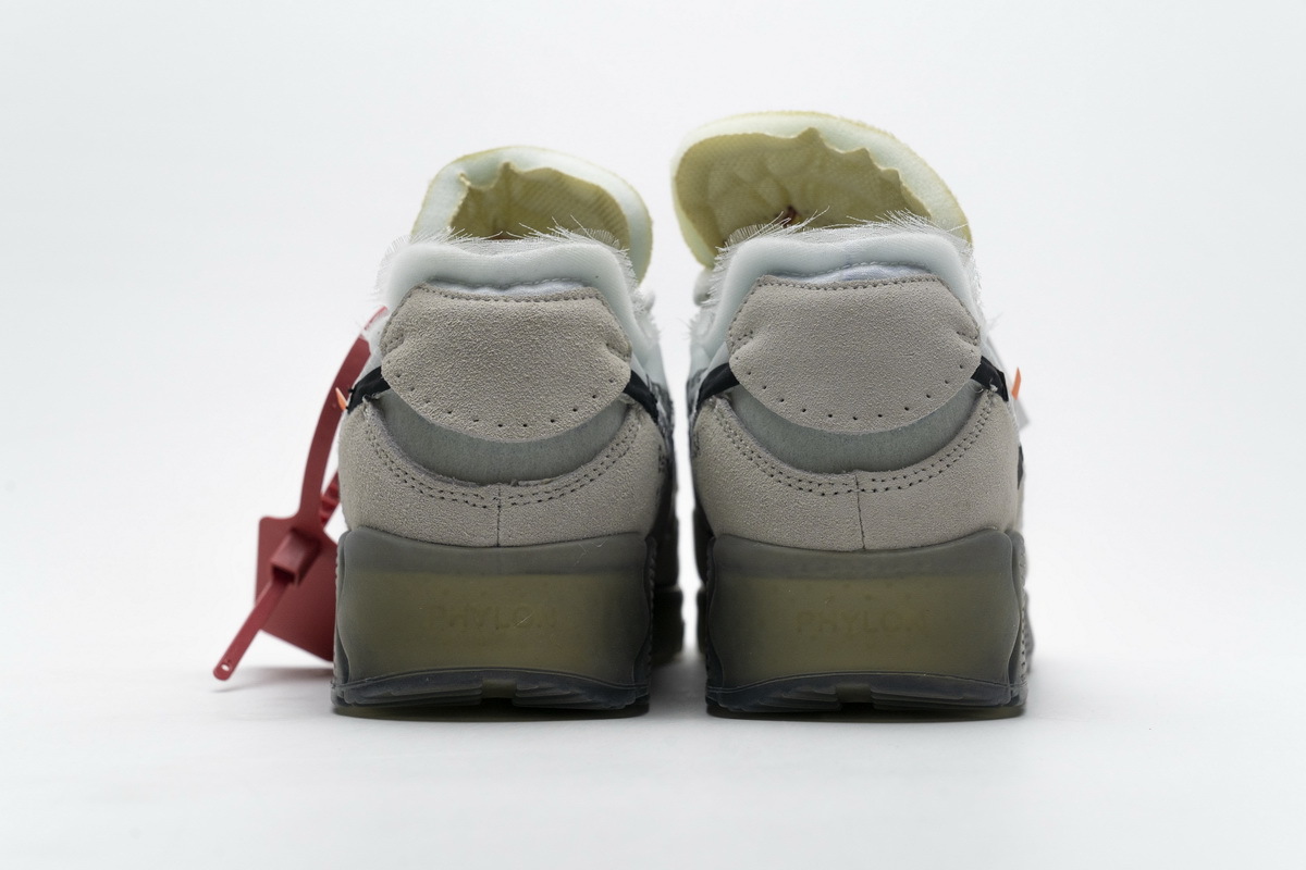  PK God Air Max 90 OFF-WHITE, AA7293-100 the best replica sneaker 