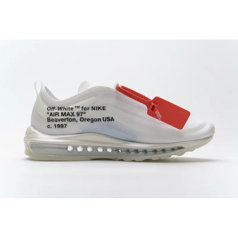  PK God Air Max 97 Off-White,  AJ4585-100 the best replica sneaker 