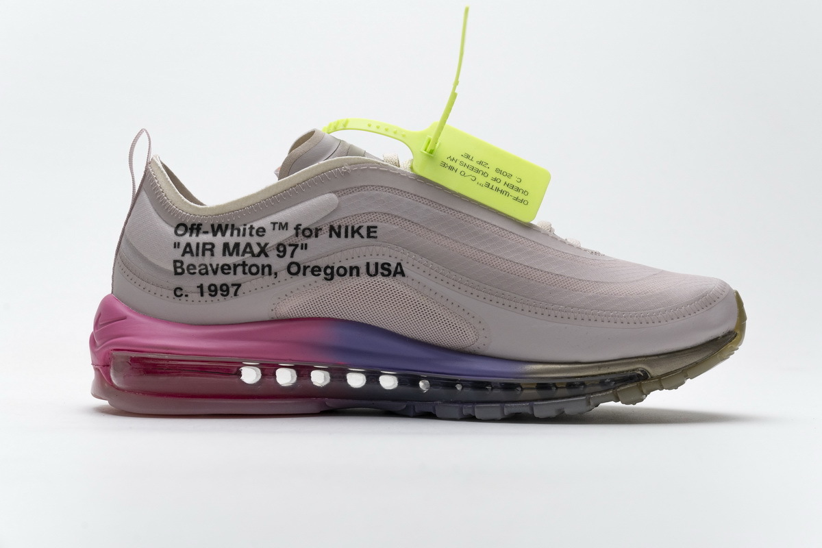  PK God  Air Max 97 Off-White Elemental Rose Serena "Queen",  AJ4585-600 the best replica sneaker 