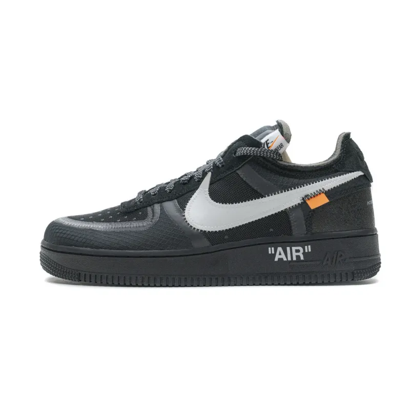 PK God Air Force 1 Low Off-White Black White, AO4606-001 the best replica sneaker 