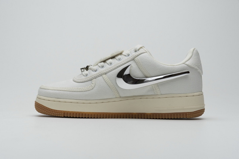 PK God Air Force 1 Low Travis Scott Sail, AQ4211-101 the best replica sneaker 