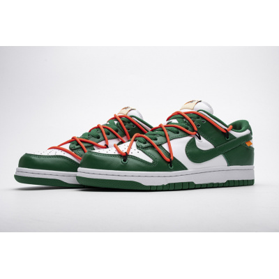 PKGoden  |  Dunk Low Off-White Pine Green,  CT0856-100 01