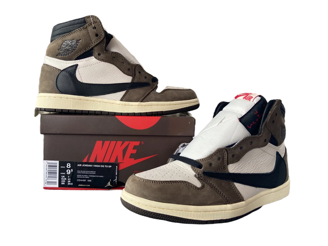 PKGoden Air Jordan 1 Retro High Travis Scott SP34, CD4487-100 from ...