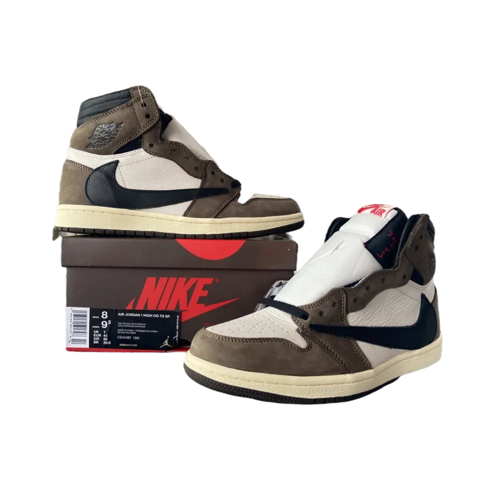 PKGoden  Air Jordan 1  Retro High Travis Scott SP34, CD4487-100 