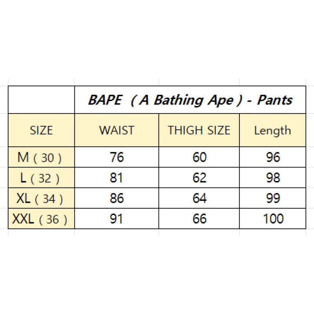 Bape Pants 8919