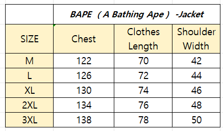  Bape Jacket 7315
