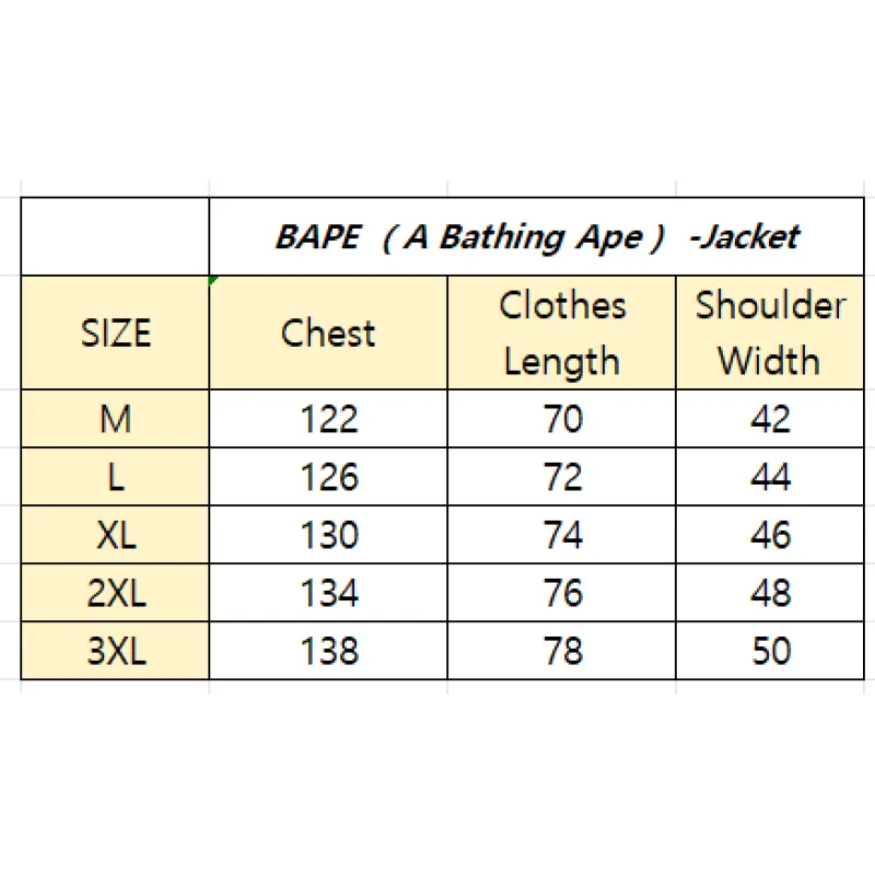  Bape Jacket 7358
