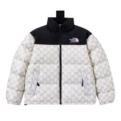  The North Face Down Jacket x Gucci White 01