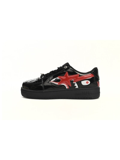 POP  Ape Bape Sta Low Black Shark 01