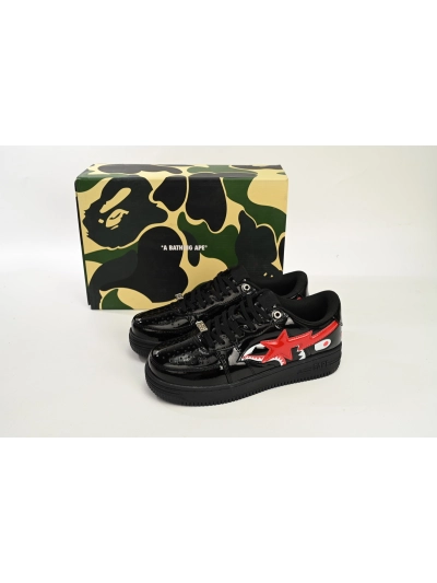 POP  Ape Bape Sta Low Black Shark 02