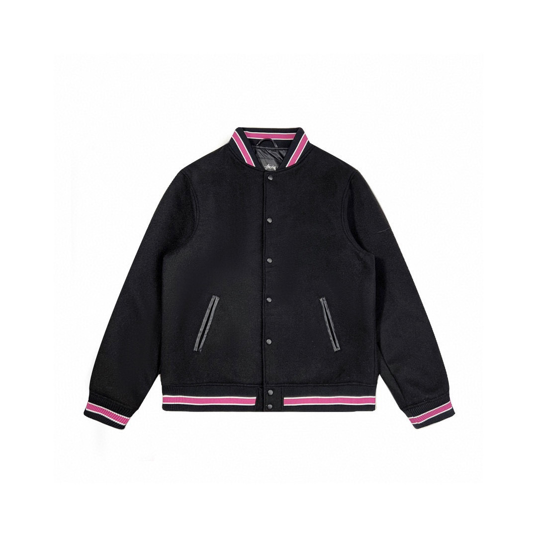 Stussy Jacket Black Pink XB408