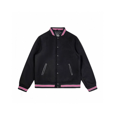  Stussy Jacket Black Pink XB408 01
