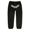 【Free Shipping】PKGoden Black Sp5der Web Sweatpants. Black
