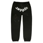 PKGoden Black Sp5der Web Sweatpants. Black