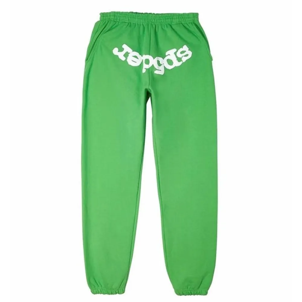 PKGoden Green Sp5der Web Sweatpants