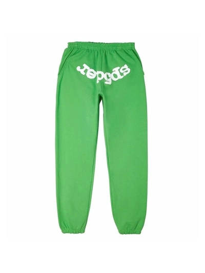  Green Sp5der Web Sweatpants 01