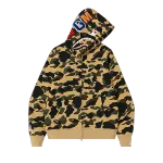 PKGoden BAPE 1st Camo Shark Full Zip Hoodie 'Yellow', 1I20 115 004 YELLOW