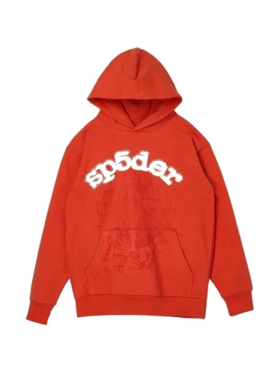  Sp5der Websuit Orange Hoodie 01