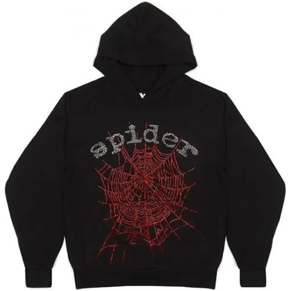 PKGoden Sp5der Logo Maroon Hoodie