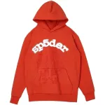 PKGoden Sp5der Logo Maroon Hoodie