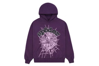  Sp5der Web Purple Hoodie 01