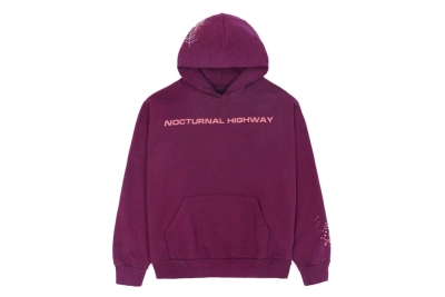  Sp5der Web Purple Hoodie 02