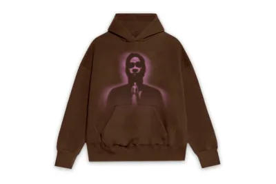  Sp5der Thug Hoodie Brown 01