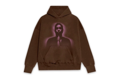  Sp5der Thug Hoodie Brown 01
