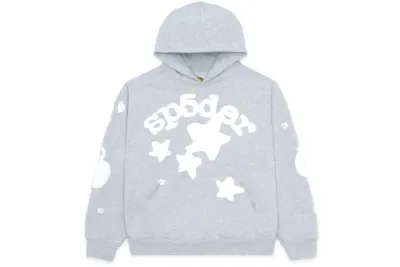  Sp5der Beluga Hoodie ‘Gray’ 01