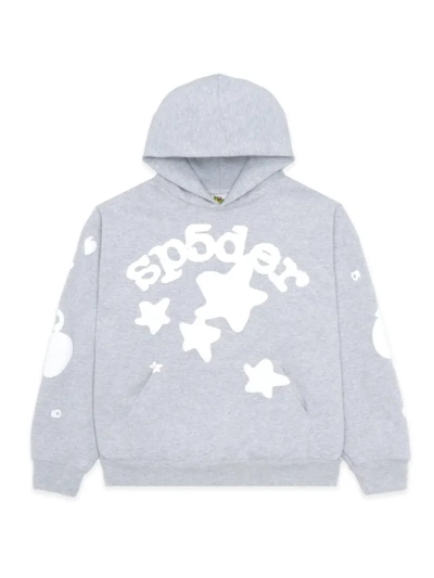  Sp5der Beluga Hoodie ‘Gray’ 01
