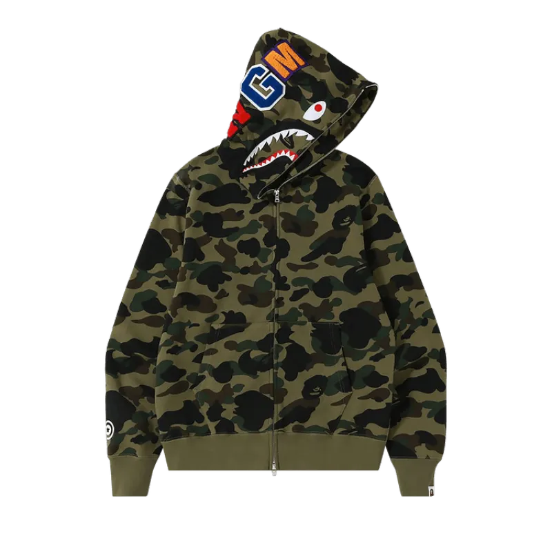 PKGoden BAPE 1st Camo Shark Full Zip Hoodie