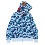  BAPE Color Camo Shark Full Zip Hoodie