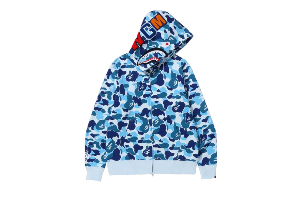 BAPE Color Camo Shark Full Zip Hoodie