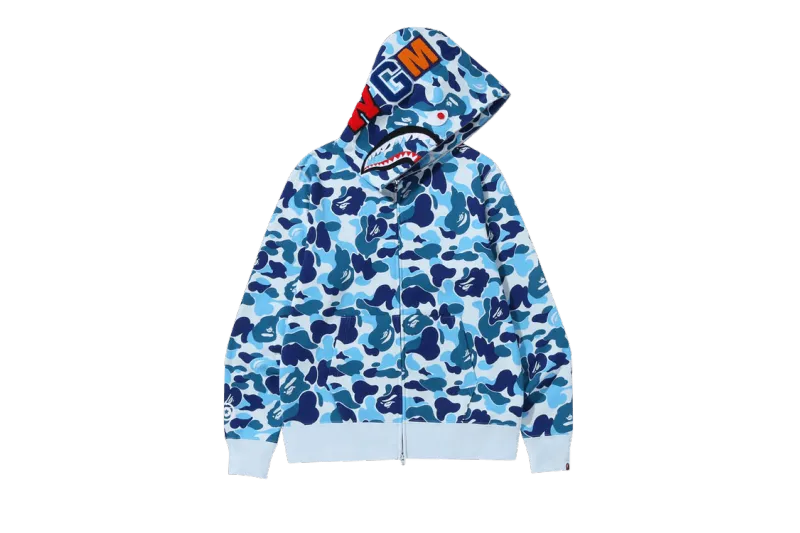 BAPE Color Camo Shark Full Zip Hoodie