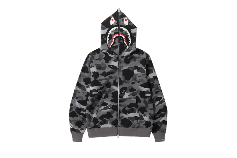 BAPE Color Camo Shark Full Zip Hoodie