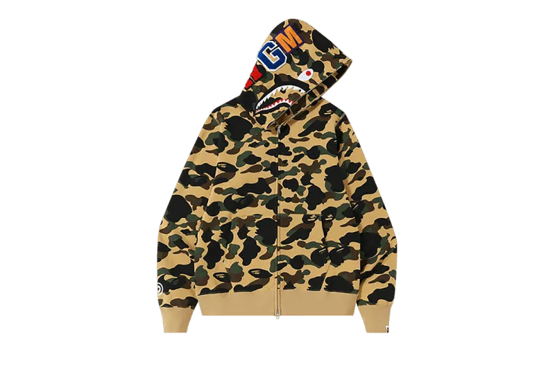 BAPE Color Camo Shark Full Zip Hoodie