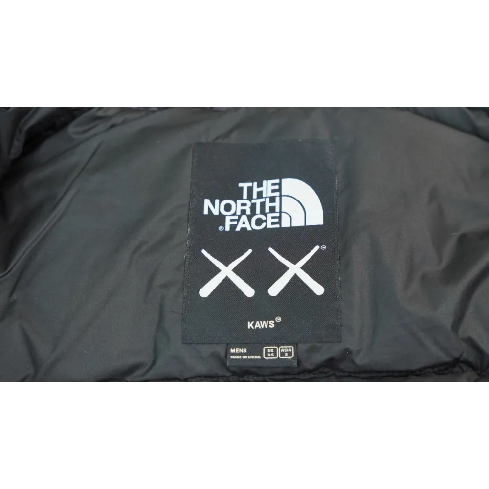 PKGoden  |  TheNorthFace Splicing black XX KAWS 1996 Nuptse Jacket