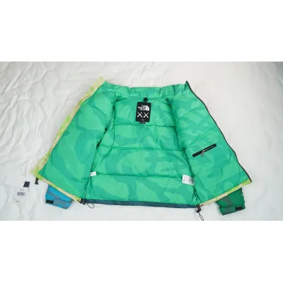 PKGoden  |  TheNorthFace Splicing Green XX KAWS 1996 Nuptse Jacket 02