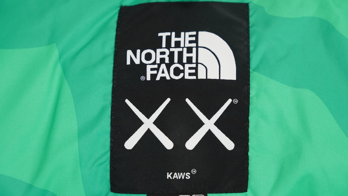   |  The North Face Splicing Green XX KAWS 1996 Nuptse Jacket