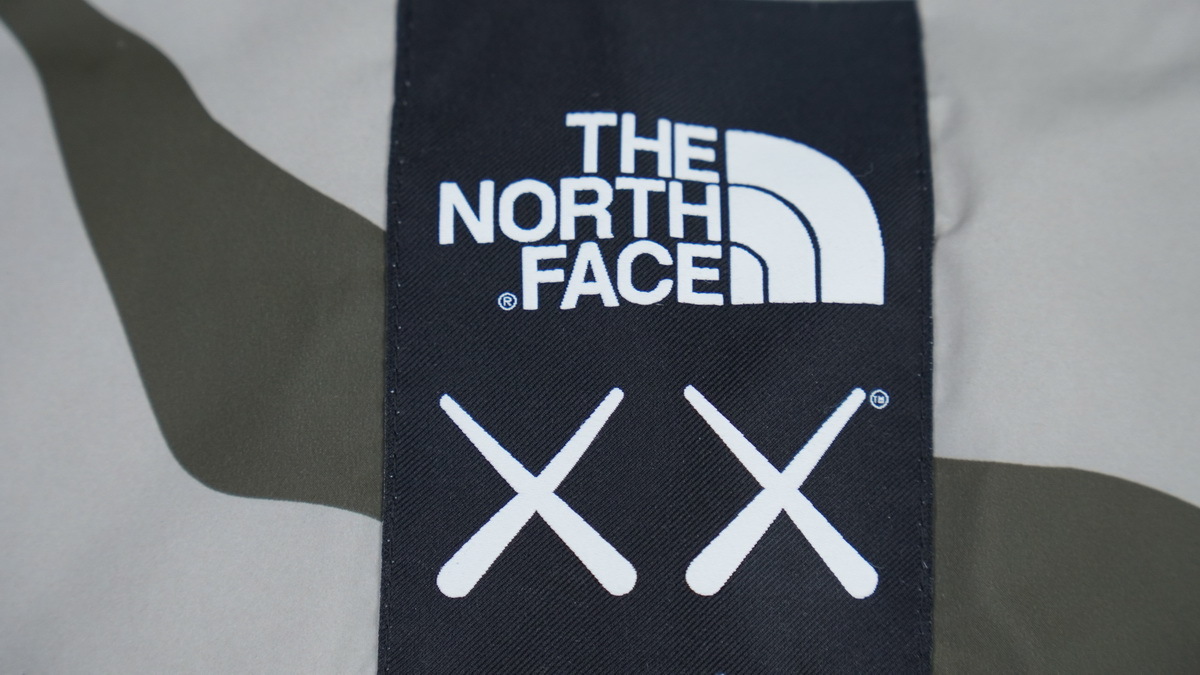   |  The North Face Splicing gray XX KAWS 1996 Nuptse Jacket