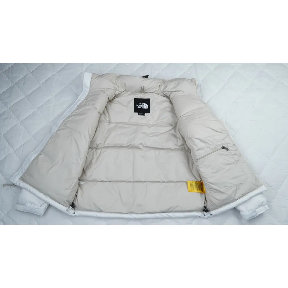 PKGoden  |  TheNorthFace Splicing White And Double Pinyin White