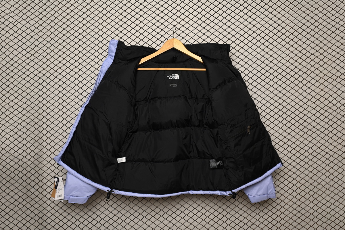 PKGoden  The North Face Splicing White And Lavender Color