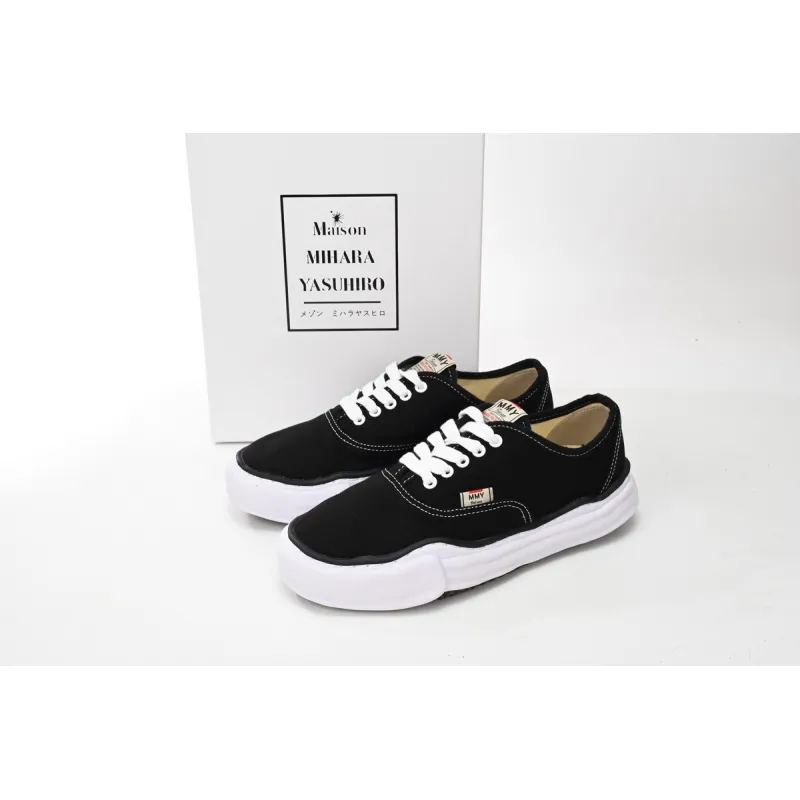  Mihara Yasuhiro Hank OG Sole Canvas Low Black,NO.715