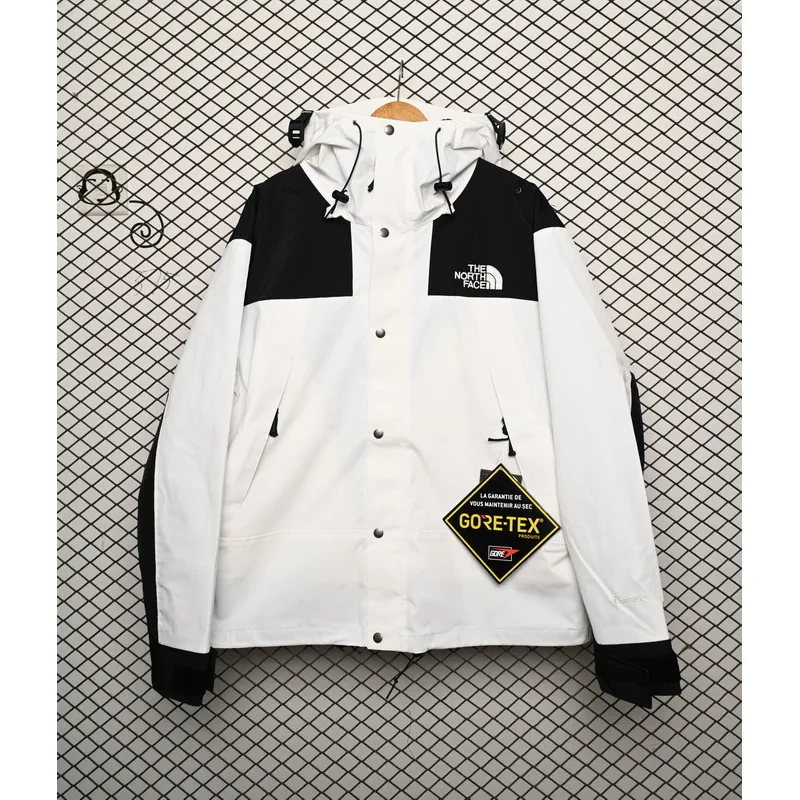 PKGoden  |  TheNorthFace Utility Rain Jacket Black and White