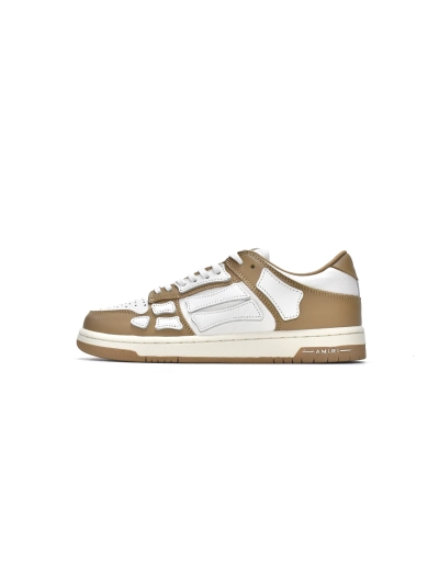 PKGoden  |  AMIRI Skel Top Low White Brown, MFS003-281 01