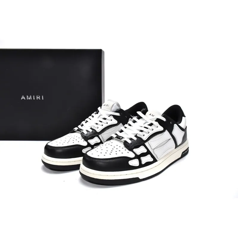 PKGoden  |  AMIRI Skel Top Low White Black, MFS003-004