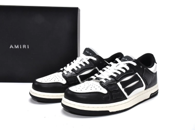PKGoden AMIRI Skel Top Low Black White, MFS003-004 02