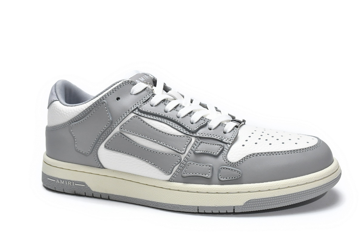 PKGoden  |  AMIRI Skel Top Low White Grey, MFS003-043