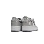 POP A Bathing Bapesta Sk8 Sta Low White Grey Mirror Surface