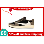  【69$ with free shipping】  Air Jordan 1  Retro Low OG SP Travis Scott SP-T36,CQ4277-001